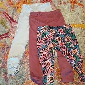 Set of 3 ladies workout/yoga pants